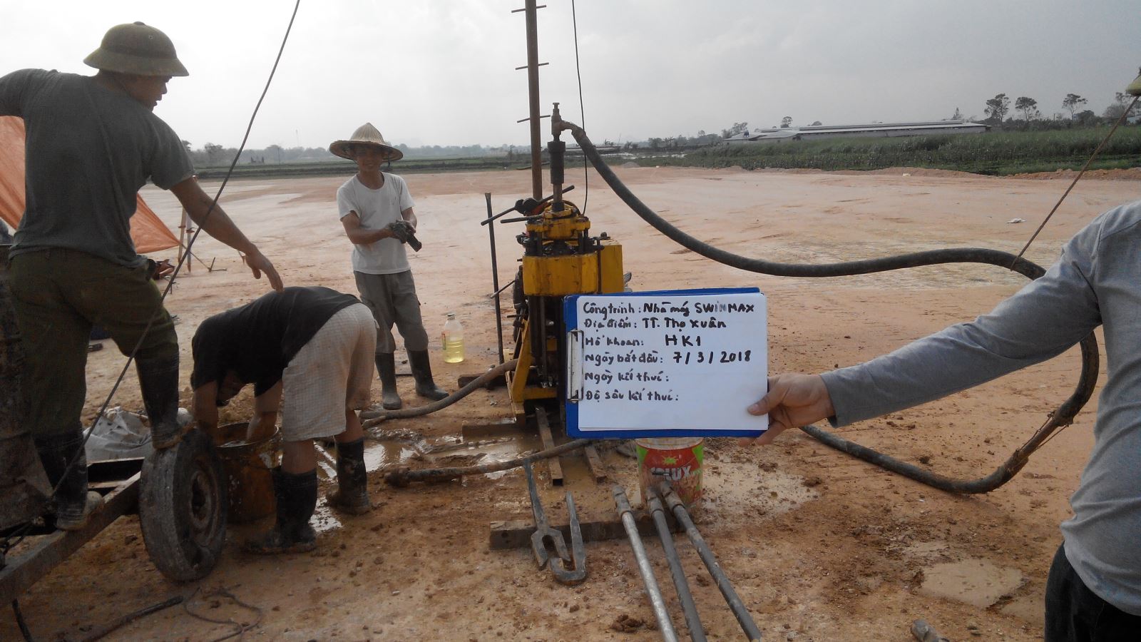 Quy trình chuẩn của khoan khảo sát địa chất công trình